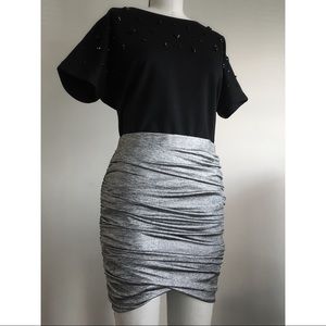 NWT Lisa Shimmer Twist skirt